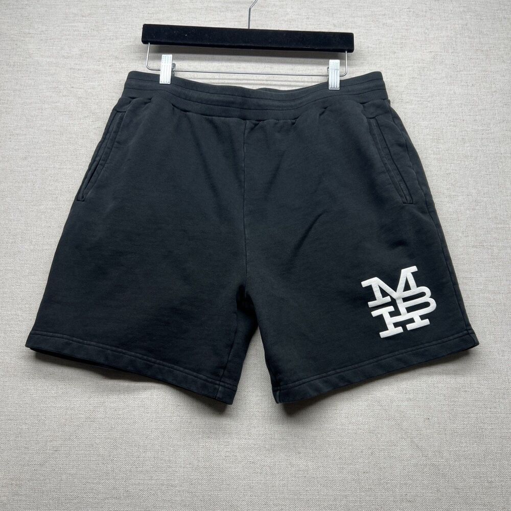 Full Send Money Buys Happiness Nelk Sweat Shorts Mens Sz XL Black Drawstring